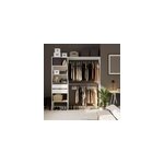 Kit dressing 1 colonne r�versible zodiak coloris blanc h. 200 x l. 181, 5 x p. 45 cm