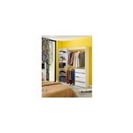 Kit dressing ouvert blanc karisma 1 colonne l. 181, 5 x h. 200, 4 x p. 39, 95 cm