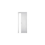 Kit finition pour porte galandage laqu gris anthracite