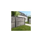 Kit lames occultantes compo gris anthracite 153 cm