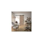 Kit rail desin rio, porte coulissante, rail apparent acier 204 x 83 x 3, 6 cm 204 x 83 x 3, 6 cm Kit rail desin rio, porte coulissante, rail apparent acier 204 x 83 x 3, 6 cm 204 x 83 x 3, 6 cm