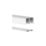 Kit rails de portes coulissantes goodhome arius blanc 120 cm