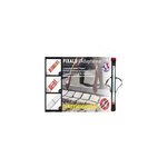 Kit rgles de maon 2 x 1 mtre ocai fixalu + 1 adaptateur et sacoche de rangement