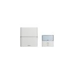 Kit sernit carillon et sonnette sans fil legrand 30 mlodies + mp3 alimentation par piles - blanc