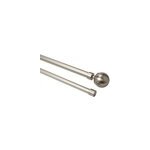 Kit de tringle à rideau double extensible embout boule athens goodhome, 120 / 210 cm, Ø16 / 19mm gris ... Kit de tringle à rideau double extensible embout boule athens goodhome, 120 / 210 cm, Ø16 / 19mm gris ...