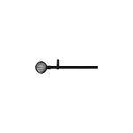 Kit de tringle à rideau extensible embout cage araxos goodhome 200 / 330 cm, Ø16 / 19 mm noir Kit de tringle à rideau extensible embout cage araxos goodhome 200 / 330 cm, Ø16 / 19 mm noir