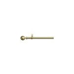 Kit de tringle � rideau extensible simple embout boule elasa effet laiton dor� 120 / 210cm �16 / 19mm ...