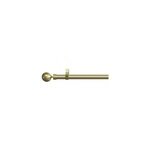 Kit de tringle � rideau extensible simple embout c�ne elasa effet laiton dor� 200 / 330cm �25 / 28mm ...