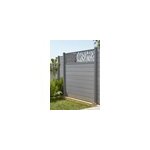 Lame de clture composite neva taupe (lot de 3 lames)