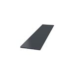 Lame de clture pleine belty aluminium gris 7016 - 300 mm