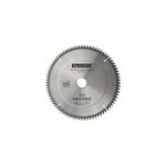 Lame de scie circulaire bois erbauer 254 x30 / 25 / 20 / 16 coupe fine 80 dents