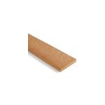Lame de terrasse en bois exotique d'itauba l. 245 x l. 14, 5 x p. 2, 1 cm