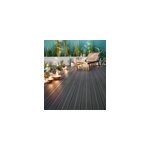 Lame de terrasse composite anthracite neva klikstrom l. 220 cm x l. 14, 5 cm