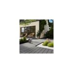 Lame de terrasse composite coloris gris goodhome neva premium