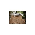 Lame de terrasse composite coloris teck neva premium klikstrom l. 220 x l. 14, 5 cm