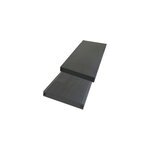 Lame terrasse composite greendeck wpc pleine anthracite l. 260 x l. 14 cm