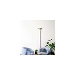 Lampadaire austin en mtal gris chrom h. 182cm ip20 e27 40w seynave