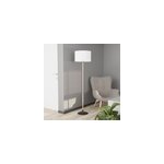 Lampadaire bois et pied métal noir myrtus h. 160 x Ø40cm e27 15w goodhome Lampadaire bois et pied métal noir myrtus h. 160 x Ø40cm e27 15w goodhome