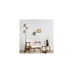 Lampadaire davai 3 lampes mtal noir h. 160cm ip20 e14 40w seynave