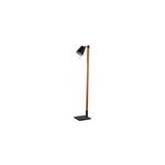 Lampadaire incandescent menonry goodhome e27 noir mat