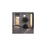 Lampadaire jarrow e27 25w ip44 goodhome chrome