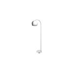Lampadaire kotenay goodhome e27 argent brillant