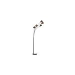 Lampadaire livo 5 lampes métal noir ip20 e14 h. 210cm brilliant Lampadaire livo 5 lampes métal noir ip20 e14 h. 210cm brilliant
