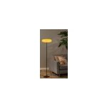 Lampadaire pied m�tal verre orange h. 150 g9 5w lucide, sentino