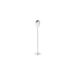 Lampadaire roccheta goodhome e27 argent brillant