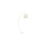 Lampadaire santorini ip54 9w 900lm blanc l. 52, 3 x h. 165 cm