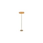 Lampadaire sixties sentino pied mtal dor abat - jour en verre orange ip20 3 x g9 40 x h. 150cm lucide ...