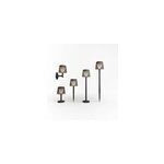Lampadaire à poser solaire & batterie rechargeable led intégrée noir 100lm 0, 5w ip65 blanc chaud new ... Lampadaire à poser solaire & batterie rechargeable led intégrée noir 100lm 0, 5w ip65 blanc chaud new ...