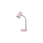 Lampe de bureau led intgre l. 23 x l. 13 x h. 40 cm 7, 8w 400lm rose dimmable