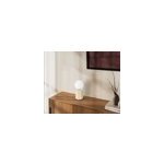 Lampe � poser en c�ramique blanc �cru h. 25 g9 40w seynave, omer