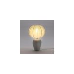 Lampe à poser en céramique, tissu blanc h. 31cm e27 5w lussiol, emma Lampe à poser en céramique, tissu blanc h. 31cm e27 5w lussiol, emma