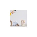 Lampe à poser enfant beige tissu fleuri h. 25cm e27 40w seynave Lampe à poser enfant beige tissu fleuri h. 25cm e27 40w seynave