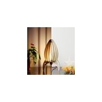 Lampe � poser enfant fus�e en bois h. 38cm e27 6w atelier loupiote