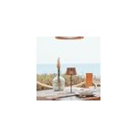 Lampe  poser d'extrieur en bambou  nergie solaire okinawa cble jute h. 36cm ip44 newgarden