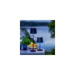 Lampe à poser d'extérieur led integrée rechargeable usb kaami noir ip44 2w 310lm brilliant Lampe à poser d'extérieur led integrée rechargeable usb kaami noir ip44 2w 310lm brilliant