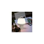 Lampe � poser led ext�rieur beige mat rechargeable 2, 5 w 250lm ip54 usb batterie int�gr�e, goodhome ...