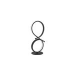 Lampe  poser led intgre serpins acier noir ip20 11, 4w h. 40, 5cm eglo