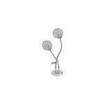 Lampe � poser mantus 2 ampoules g9 ip20 argent