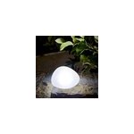 Lampe solaire d�corative galet blanc . 16cm lumisky, solenzara