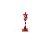 Lanterne rouge d'intrieur dcor pre nol h. 90cm feeric light & christmas
