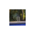 Lanterne sans fil led int�gr�e nuna lumisky noir mat l. 14 x h. 47 x p. 14 x � 14 cm