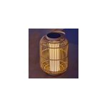 Lanterne solaire en rotin h. 40 cm 5, 2 w ip65 lumisky mariel small