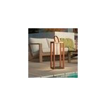 Lanterne solaire seraphina tall bois finition m�tal ip44 40lm