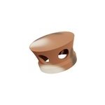 Lanterne en terre cuite canal midi - galleane 10 - regence - chartreuse colori sylvacane littoral diam. ...