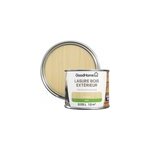Lasure bois extrieur incolore satin 8 ans goodhome 125ml