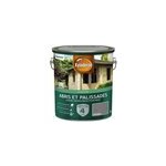 Lasure bois ext�rieur abris et palissades gris mat xyladecor 5 l